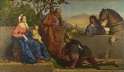 Vincenzo Catena A Warrior adoring the Infant Christ and the Virgin USA oil painting artist